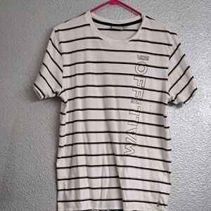 Vans Off The Wall Striped Shirt   Size M